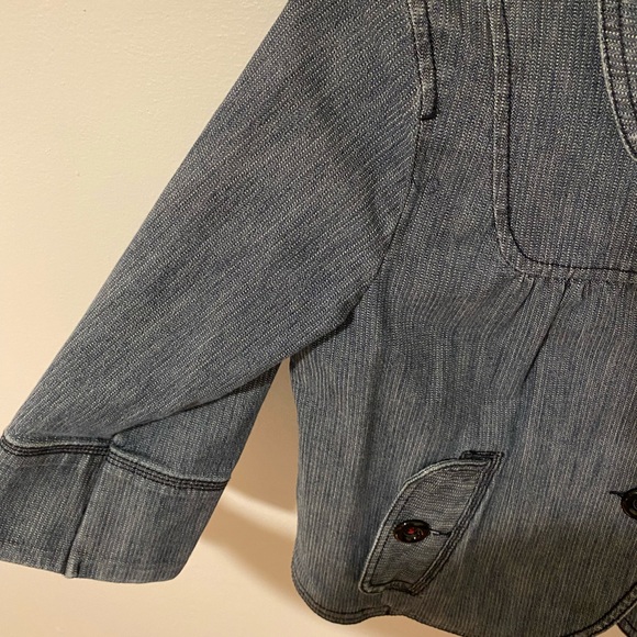 LOFT denim jacket- size 8P - Picture 7 of 8